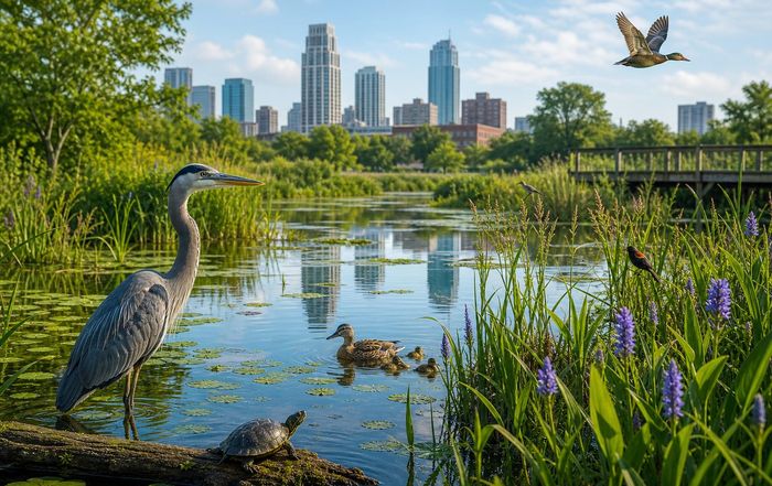 Article Image for How Urban Wetlands Provide Habitat for Wildlife